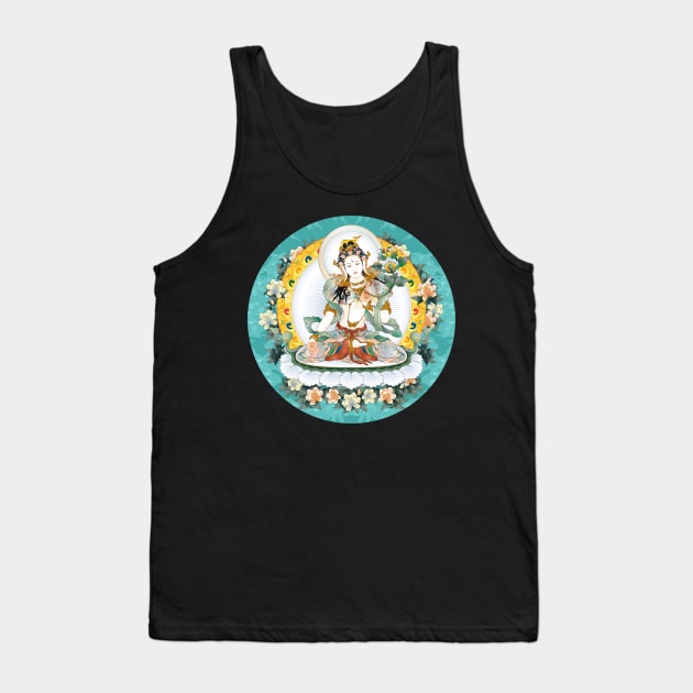 Goddess of Healing Tank Top by ErnestFung